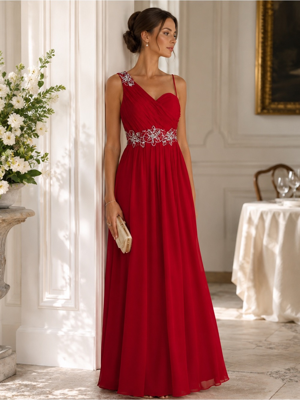 Red  Formal Dress